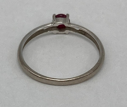 ジュエリーマキ PWG9 パラホワイトゴールド リング 5号 中古 D4