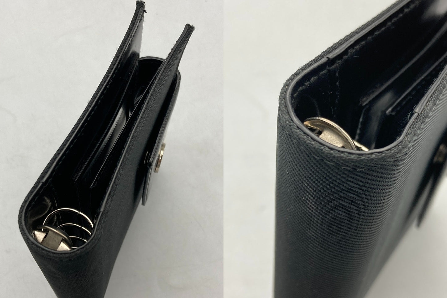 BVLGARI ブルガリ 手帳カバー 6穴 システム手帳 中古 D4