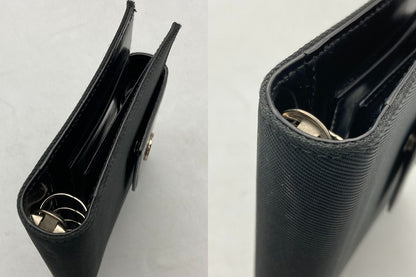 BVLGARI ブルガリ 手帳カバー 6穴 システム手帳 中古 D4