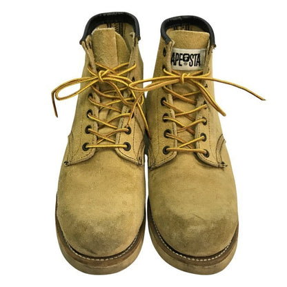 RED WING x A BATHING APE レッドウィング エイプ ワークブーツ メンズ スウェード スエード アイリッシュセッター ベージュ 9.5(約27.5cm) 中古 T1