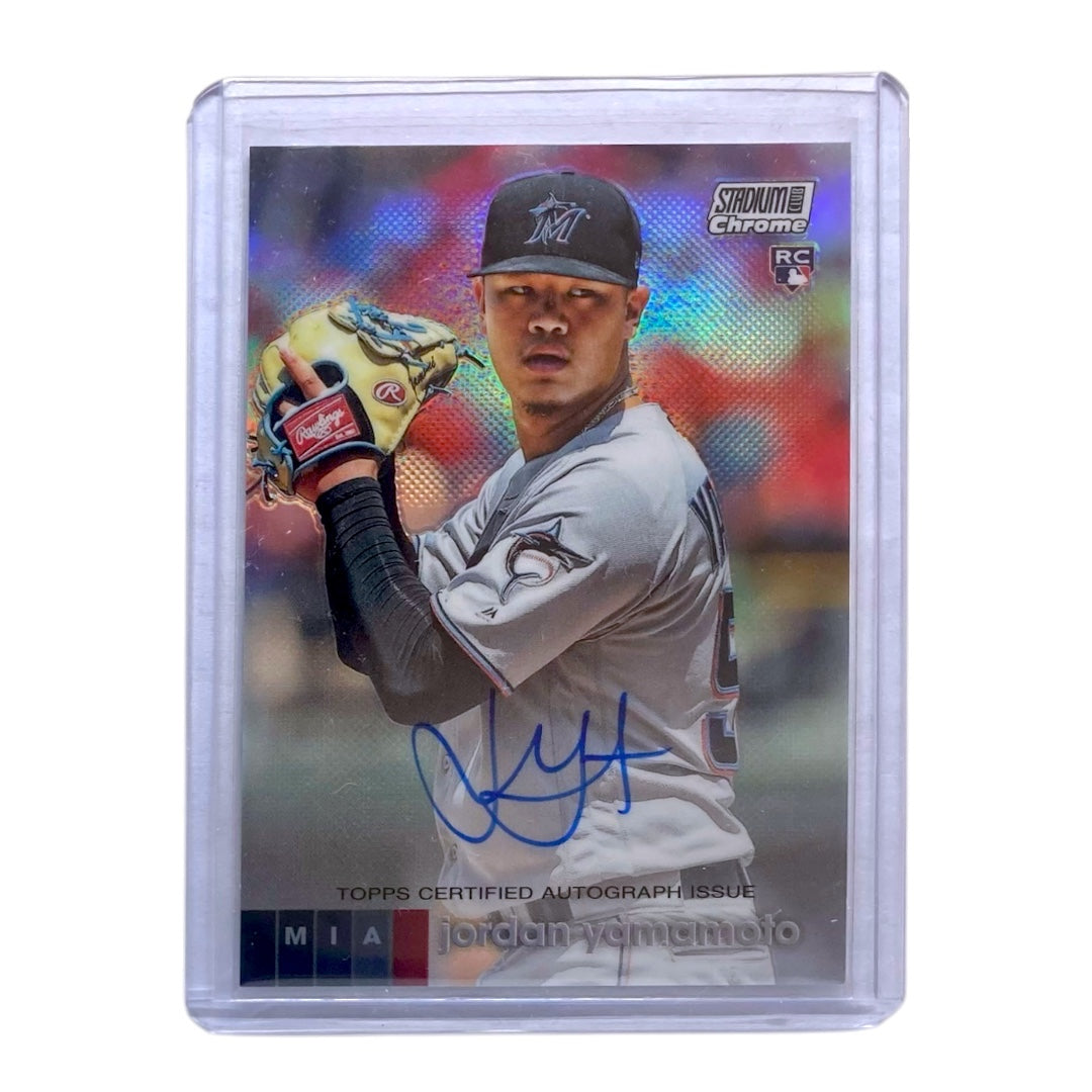TOPPS MLBカード STUDIUM CLUB JORDAN YAMAMOTO MIAMI MARLINS #CAJY 中古 IT2