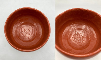 清水焼 平安良楽 赤楽 抹茶茶碗 中古 D4