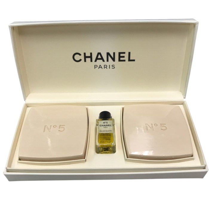 CHANEL シャネル N°5 ロー オードゥ トワレット サヴォン ギフトセット 石鹸 & 香水 セット 中古 Y1