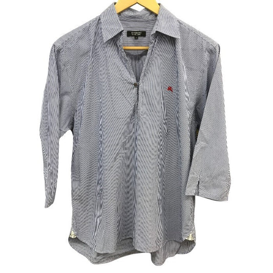 BURBERRY BLACKLABEL バーバリーブラックレーベル トップス メンズ オールシーズン シャツ ブルー Lサイズ BMW38-612-28 中古 M1
