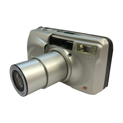 OLYMPUS オリンパス スーパーズーム コンパクトカメラ シルバー フィルム ズームレンズ フラッシュ 105G 中古 T1