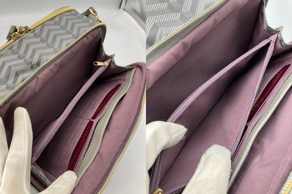 modaprincipe モーダプリンチペ ヘリンボーン柄 2WAY バッグ 中古 D4