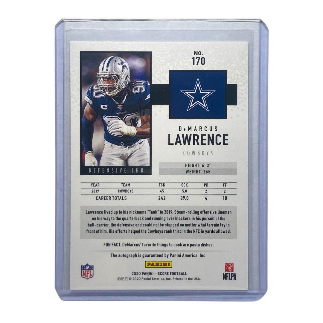 PANINI NFLカード SCORE DEMARCUS LAWRENCE COWBOYS 37/50 #170 中古 IT2