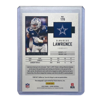 PANINI NFLカード SCORE DEMARCUS LAWRENCE COWBOYS 37/50 #170 中古 IT2
