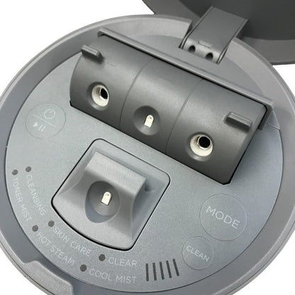 SALONIA サロニア ピュアブライトスチーマー グレー 顔・フェイス用 スキンケア 温冷スチーム 化粧水ミスト SAL22207SL 中古 T1