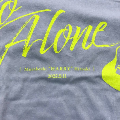 村越HARRY弘明 So Alone Tシャツ メンズ 半袖 Solo Live 2022 ライブ 限定 グッズ アシッドブルー Mサイズ 中古 T1
