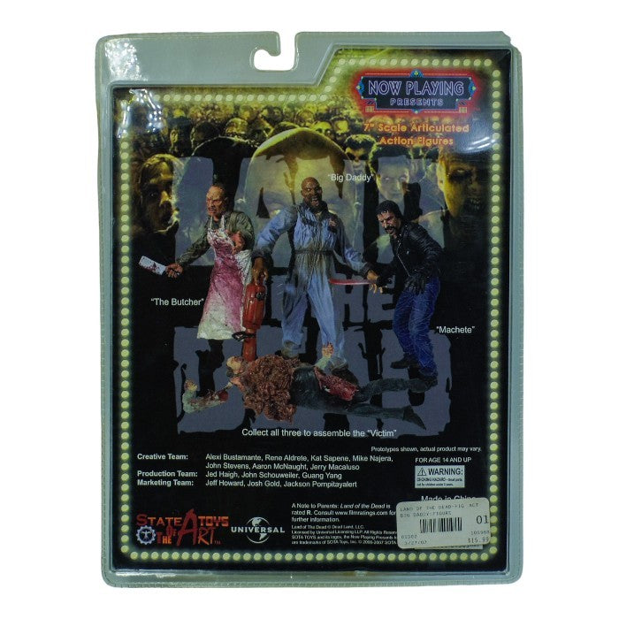 未開封品 SOTA TOYS NOW PLAYING PRESENTS LAND OF THE DEAD BIG DADDY 7インチ フィギュア 中古 a1