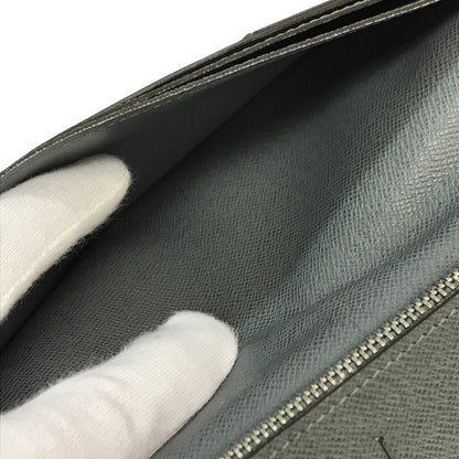 LOUIS VUITTON ルイヴィトン タイガ ポルトフォイユブラザ 長財布 メンズ 2つ折り シンプル 定番 グレー M32653 中古 T1