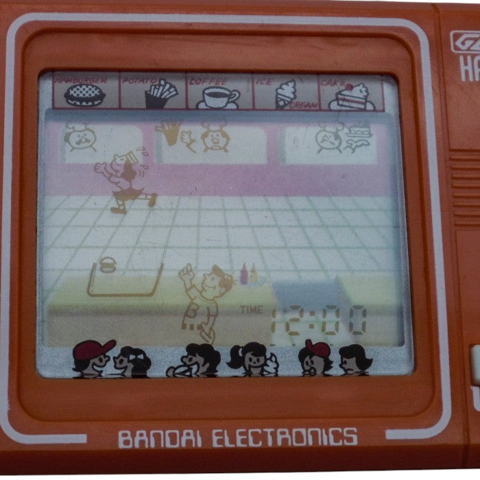 BANDAI HAMBURGER SHOP ハンバーガーショップ バンダイ ゲームデジタル LSIゲーム 中古 a1