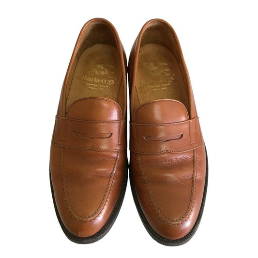 Burberrys バーバリーズ ローファー ブラウン 24 1/2 EE 靴 シューズ レザー 本革 メンズ 中古 W1