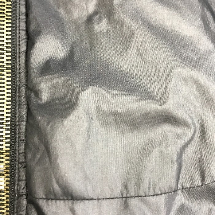 DIRK BIKKEMBERGS ダークビッケンバーグ ジャケット メンズ ナイロン 襟レザー ブラック 48サイズ 中古 T1