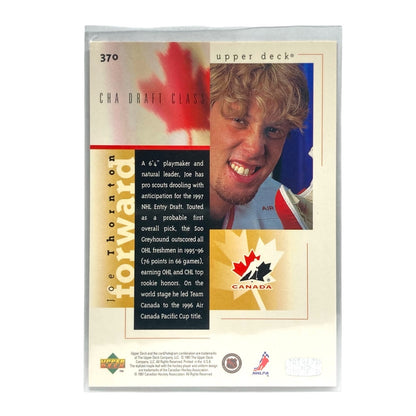 UPPER DECK NHLカード CHA DRAFT CLASS JOE THORNTON CANADIENS #370 中古 IT2