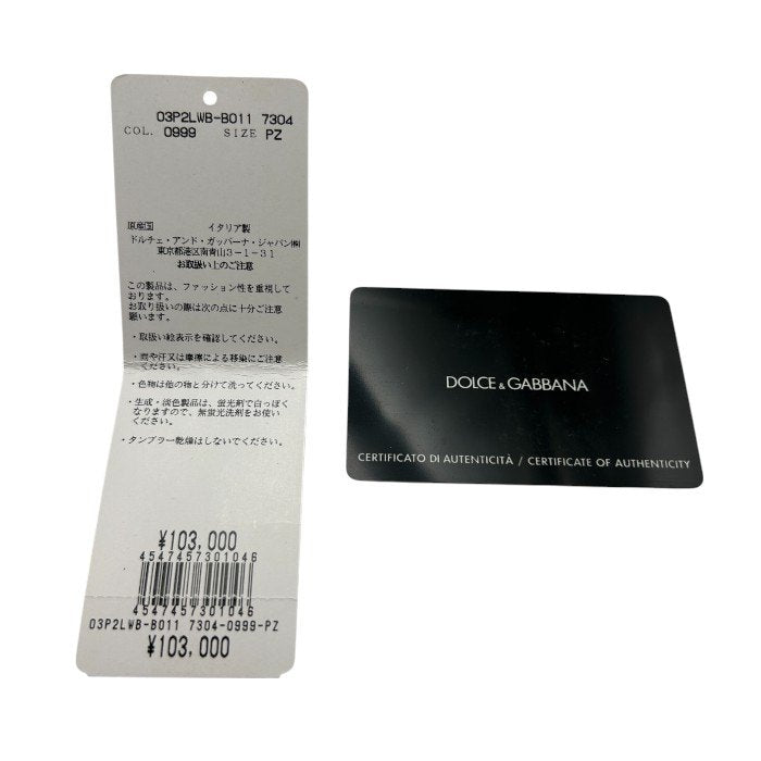 DOLCE＆GABBANA ドルチェ＆ガッバーナ メッシュ ショルダー バッグ 鞄 肩掛け レザー メンズ レディース 中古 W４