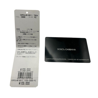 DOLCE＆GABBANA ドルチェ＆ガッバーナ メッシュ ショルダー バッグ 鞄 肩掛け レザー メンズ レディース 中古 W４