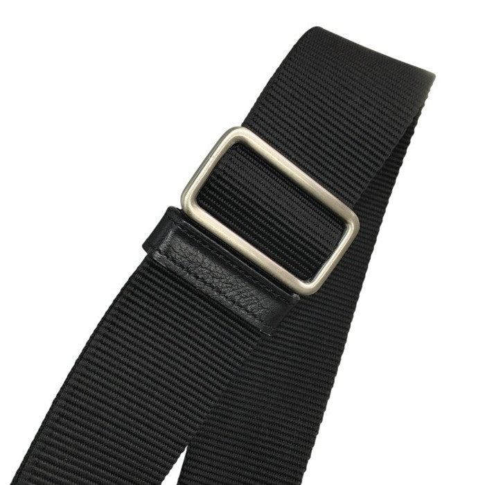 Dunhill ダンヒル ディーエイト ショルダーバッグ メンズ 斜め掛け エンボス PVC マグネット ブラック 中古 T1