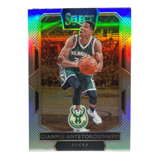 PANINI NBAカード SELECT PRIZM GIANNIS ANTETOKOUNMPO MILWAUKEE BUCKS #205 中古 IT2