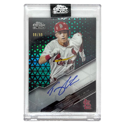 未開封品 TOPPS MLBカード CHROME BLACK TOMMY EDMAN ST. LOUIS CARDINALS 98/99 #CBA-TE 中古 IT1
