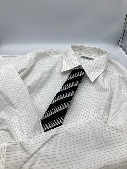 GIORGIO ARMANI ジョルジオアルマーニ シルク100％ ネクタイ レジメンタル 中古 D4