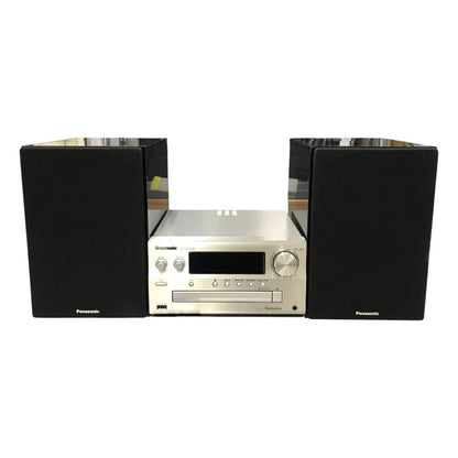 Panasonic パナソニック CDステレオシステム シルバー ハイレゾ Bluetooth対応 ミニコンポ 高音質 SC-PMX900-S/SB-PMX100 中古 T1