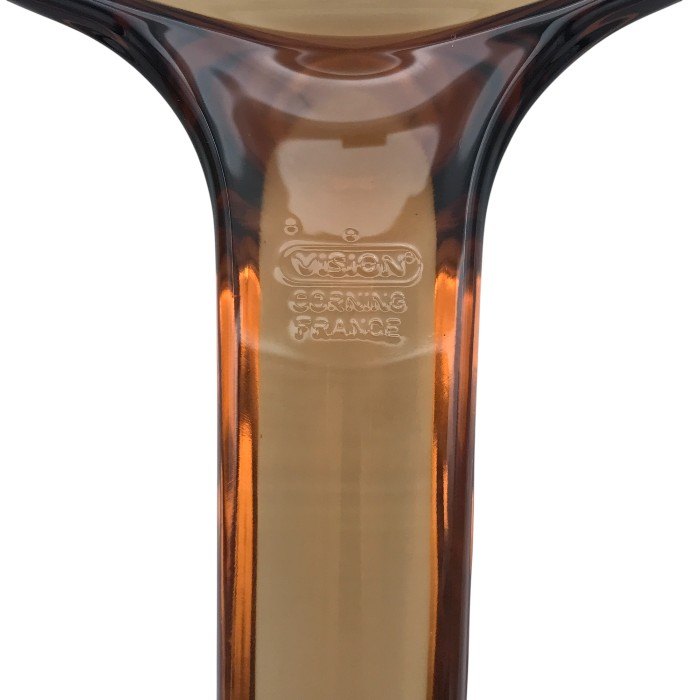 VISION 耐熱ガラス 18cm 両手鍋 フライパン セット 蓋付き パイレックス パイロセラム 直火/レンジ 中古 T1