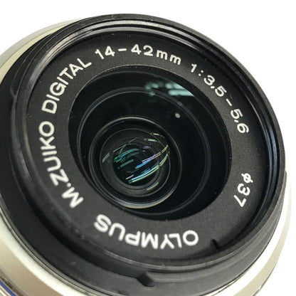 Panasonic パナソニック LUMIX デジタル一眼レフ カメラ ボディ ホワイト コンパクト 自分撮り microSD DC-GF10 中古 T1