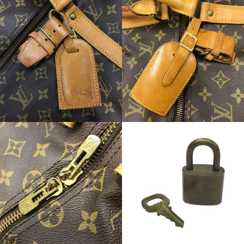 LOUIS VUITTON ルイヴィトン モノグラム キーポル 50 ボストンバッグ ユニセックス 定番 旅行鞄 M41426 中古 T1