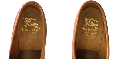 Burberrys バーバリーズ ローファー ブラウン 24 1/2 EE 靴 シューズ レザー 本革 メンズ 中古 W1