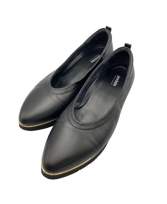 ASICS pedala ペダラ ポインテッドトゥ コンフォートシューズ 1212A182-001 サイズ23.5cm 中古 D4