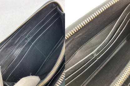 PRADA プラダ ナッパゴーフル ラウンドファスナー長財布 中古 D4