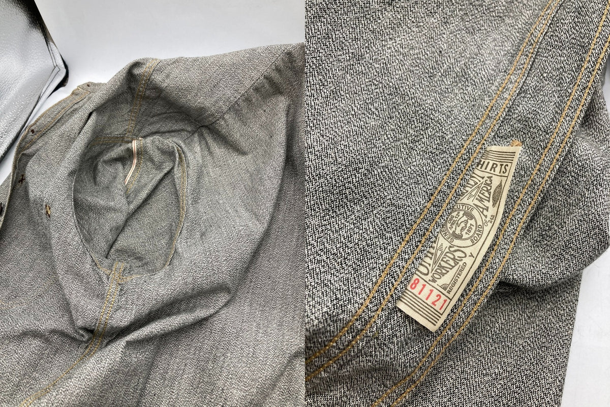 FREEWHEELERS フリーホイーラーズ Neal シャンブレー ワークシャツ サイズ15 メンズ 中古 D4