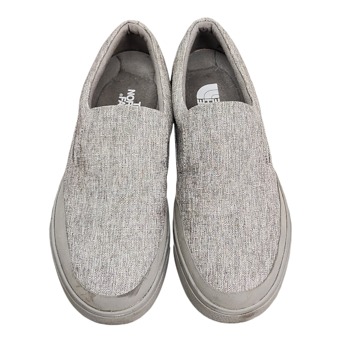 THE NORTH FACE ザノースフェイス シャトル スリッポン レディース ウォータープルーフ 防水 カジュアル スニーカー グレー 23cm NF52140 中古 T1