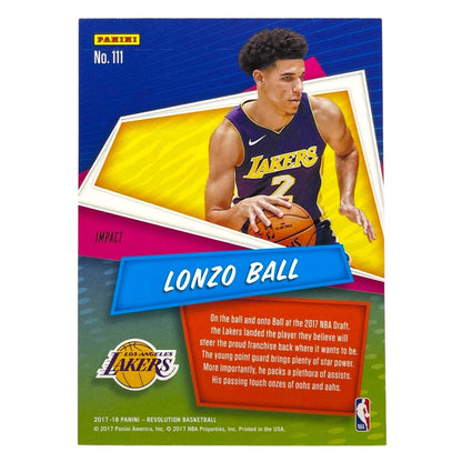 PANINI NBAカード REVOLUTION LONZO BALL LAKERS #111 中古 IT2