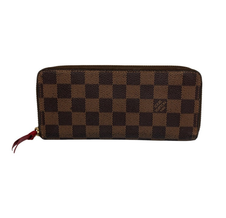LOUIS VUITTON ルイヴィトン ダミエ ポルトフォイユ・クレマンス N60534 中古 D4