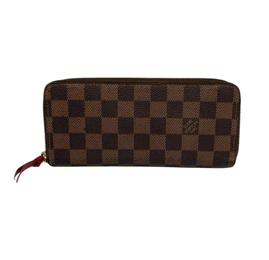 LOUIS VUITTON ルイヴィトン ダミエ ポルトフォイユ・クレマンス N60534 中古 D4