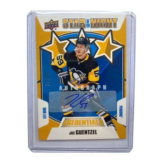 UPPER DECK NHLカード CREDENTIALS JAKE GUENTZEL PENGUINS 11/99 #3S-02 中古 IT2