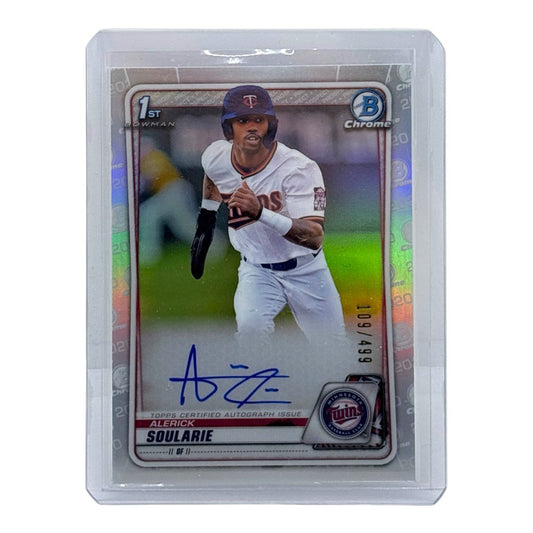TOPPS MLBカード BOWMAN CHROME 1ST ALERICK SOULARIE MINNESOTA TWINS /499 #CDA-ASO 中古 IT1