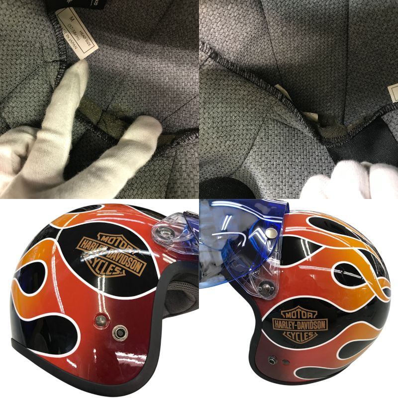 ハーレーダビッドソン(Harley-Davidson)× Arai フレイムデザイン ヘルメット M 中古 Y1