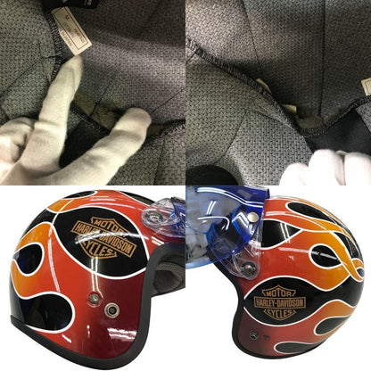 ハーレーダビッドソン(Harley-Davidson)× Arai フレイムデザイン ヘルメット M 中古 Y1