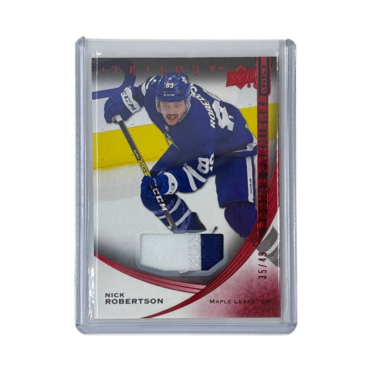 UPPER DECK NHLカード TRILOGY NICK ROBERTSON MAPLE LEAFS 35/49 #113 中古 IT1