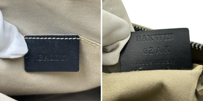 BALLY バリー ショルダーバッグ ベージュ 鞄 肩掛け 斜め掛け 総柄 レディース ブランド おしゃれ 中古 W４
