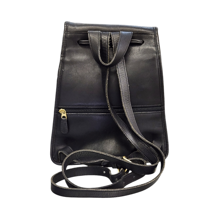 COACH コーチ リュック レディース レザー オールド ヴィンテージ ターンロック バックパック ブラック 9791 中古 T1