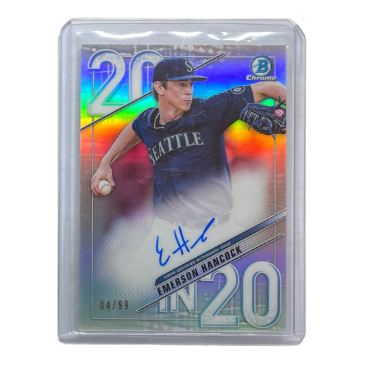 TOPPS MLBカード BOWMAN CHROME EMERSON HANCOCK SEATTLE MARINERS /99 #20IN20A-EHA 中古 IT2