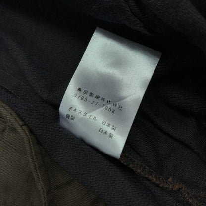 hatsutoki ハツトキ タックパンツ レディース コットン/リネン 麻混 ジッパーフライ ブラウン系 1サイズ LS-22PT-01 中古 T1