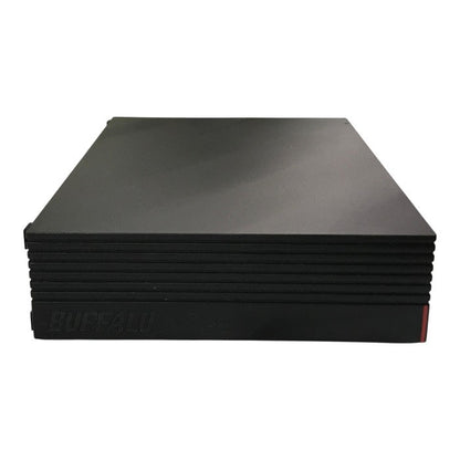 Buffalo バッファロー 4TB 外付けHDD ブラック TV録画 データ保存 ファンレス設計 ハードディスク HD-CD4U3-BA 中古 T1