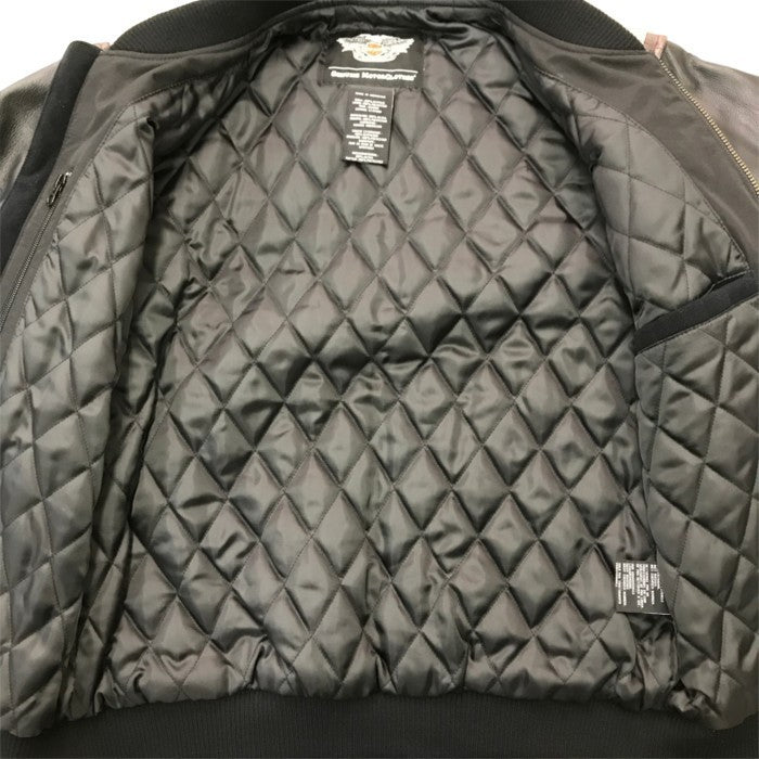 HARLEY DAVIDSON ハーレーダビッドソン スタジャン メンズ レザー/アクリル ブラック Sサイズ 97535-13VN 中古 T1