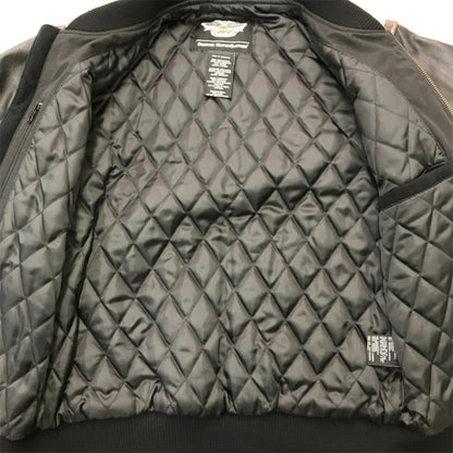 HARLEY DAVIDSON ハーレーダビッドソン スタジャン メンズ レザー/アクリル ブラック Sサイズ 97535-13VN 中古 T1